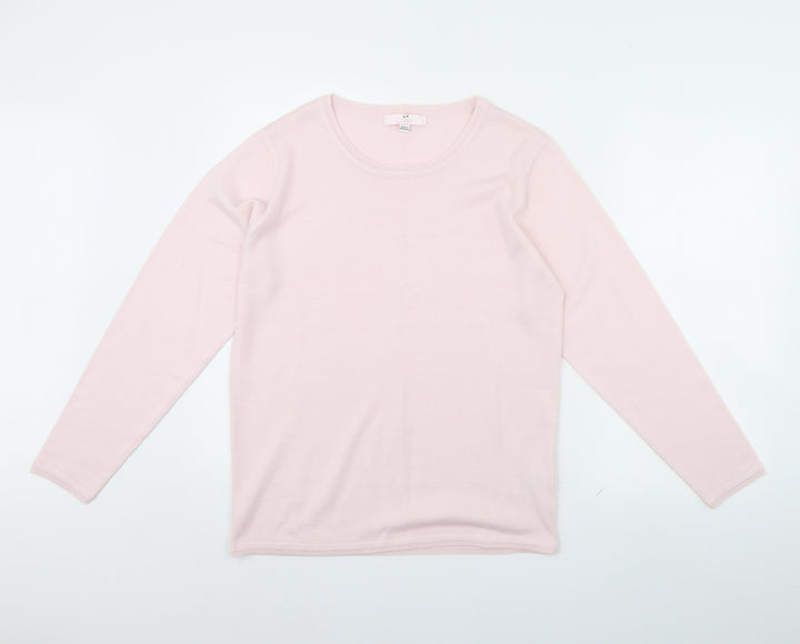 Julipa Womens Pink Pullover Jumper Size 12