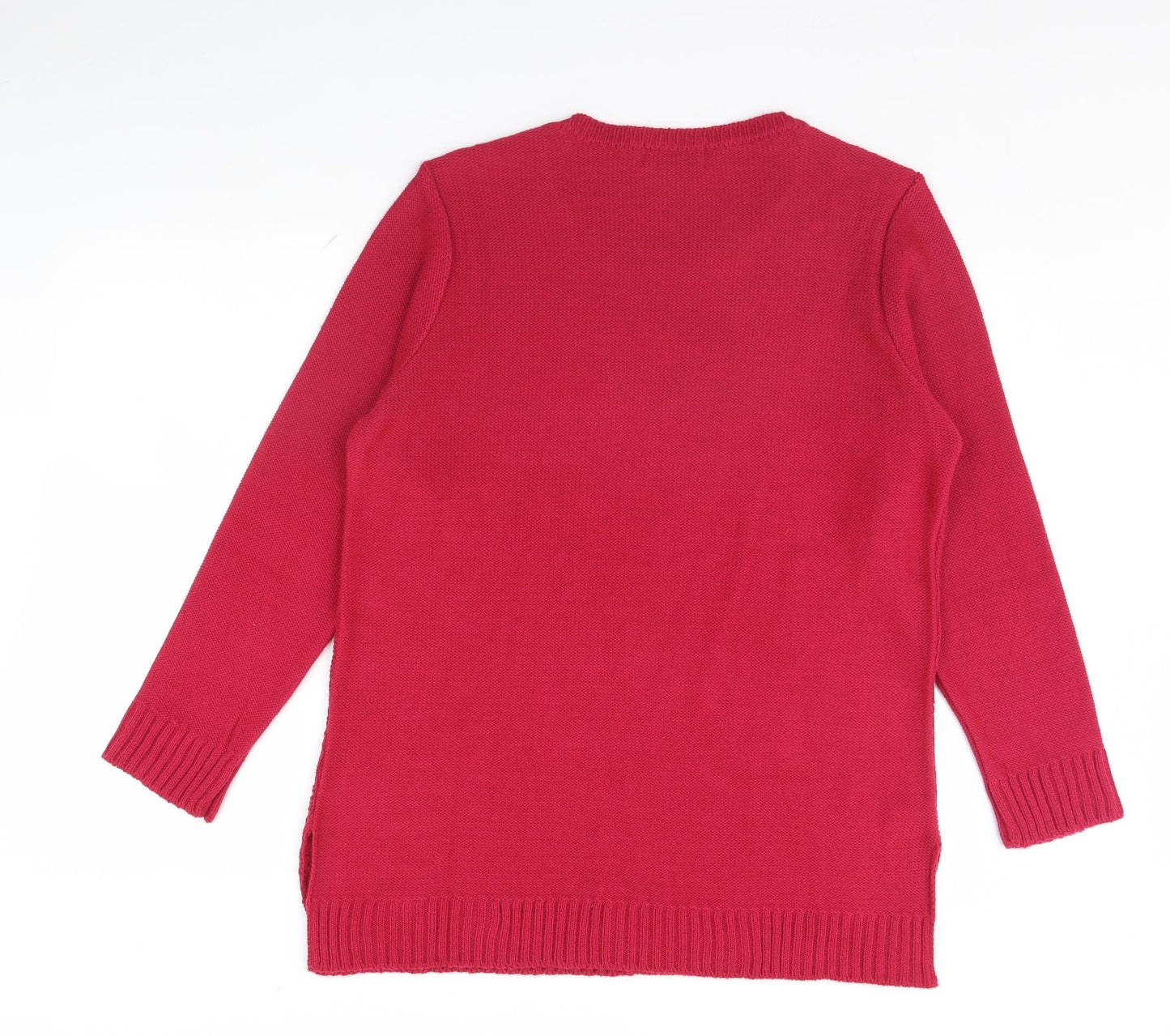 Afibel Womens Pink   Pullover Jumper Size 16