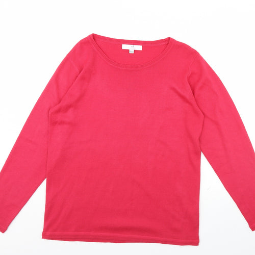 Julipa Womens Pink   Pullover Jumper Size 12