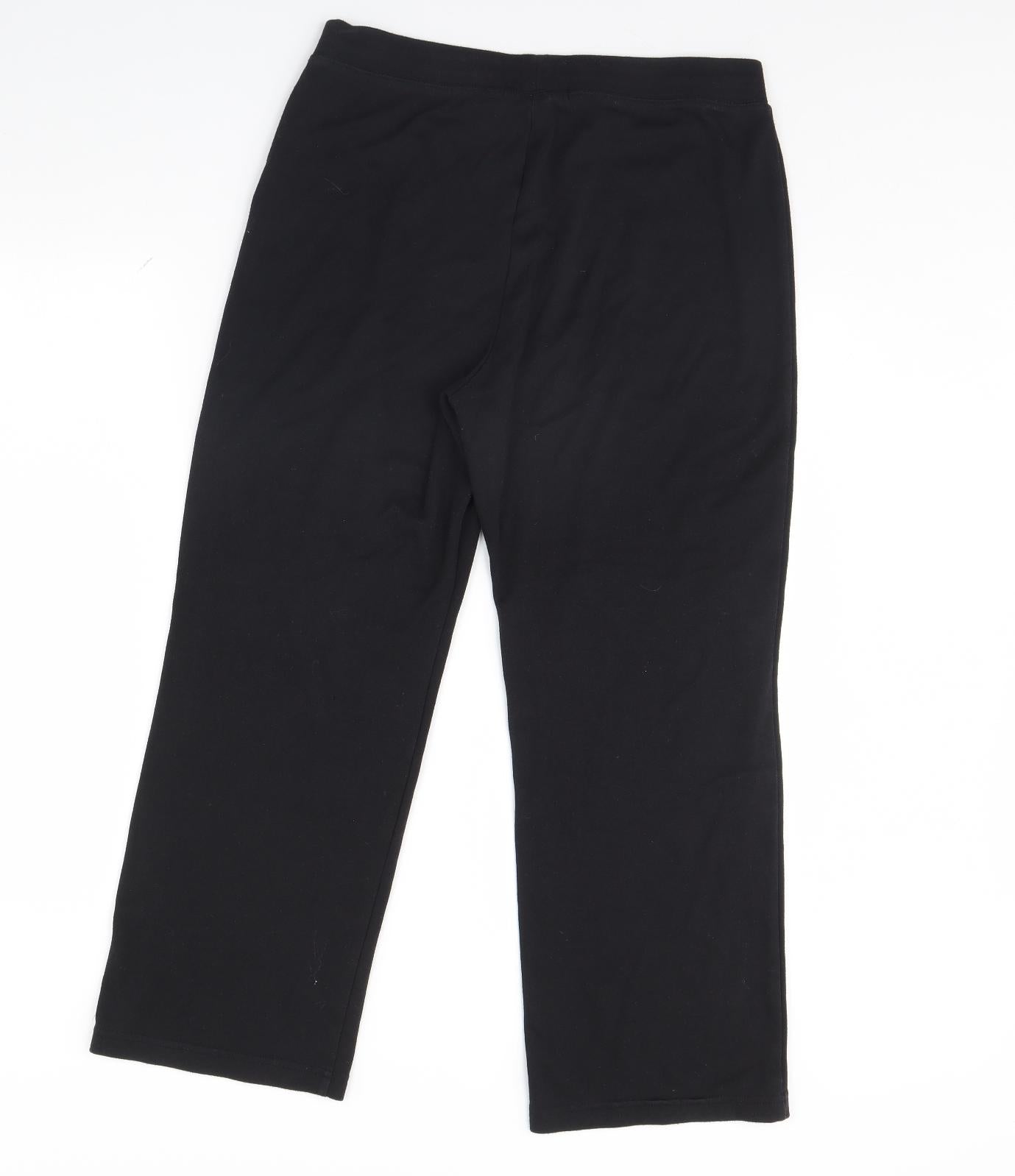 Bonmarché Womens Black   Trousers  Size M L29 in