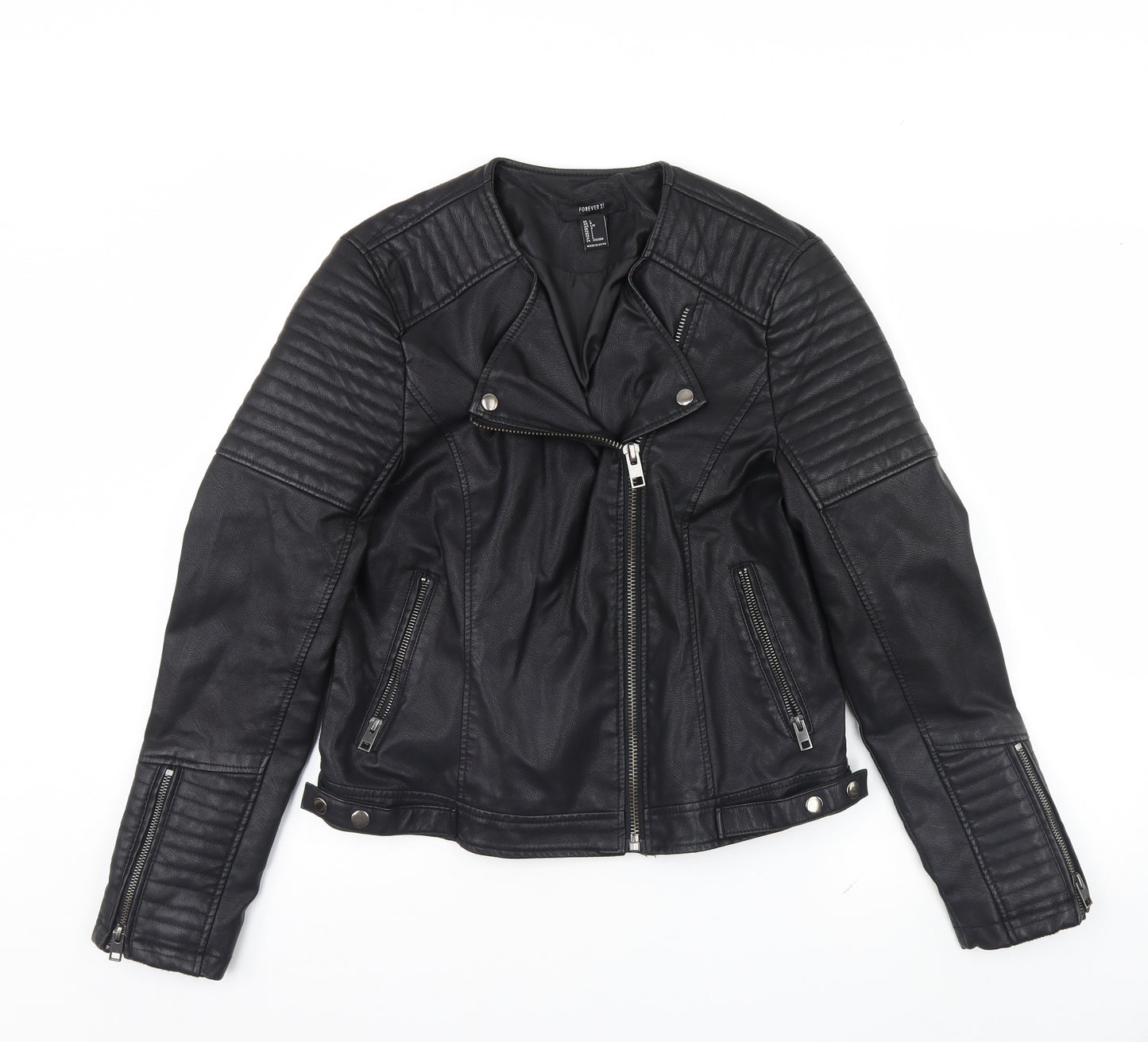 FOREVER 21 Womens Black   Jacket  Size L