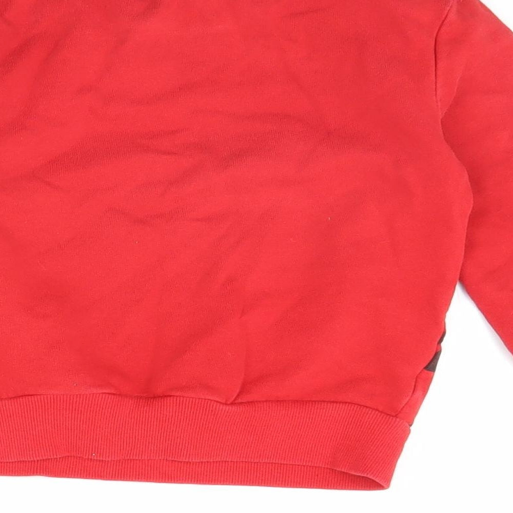 George Boys Red   Pullover Jumper Size 2 Years  - Mickey Mouse
