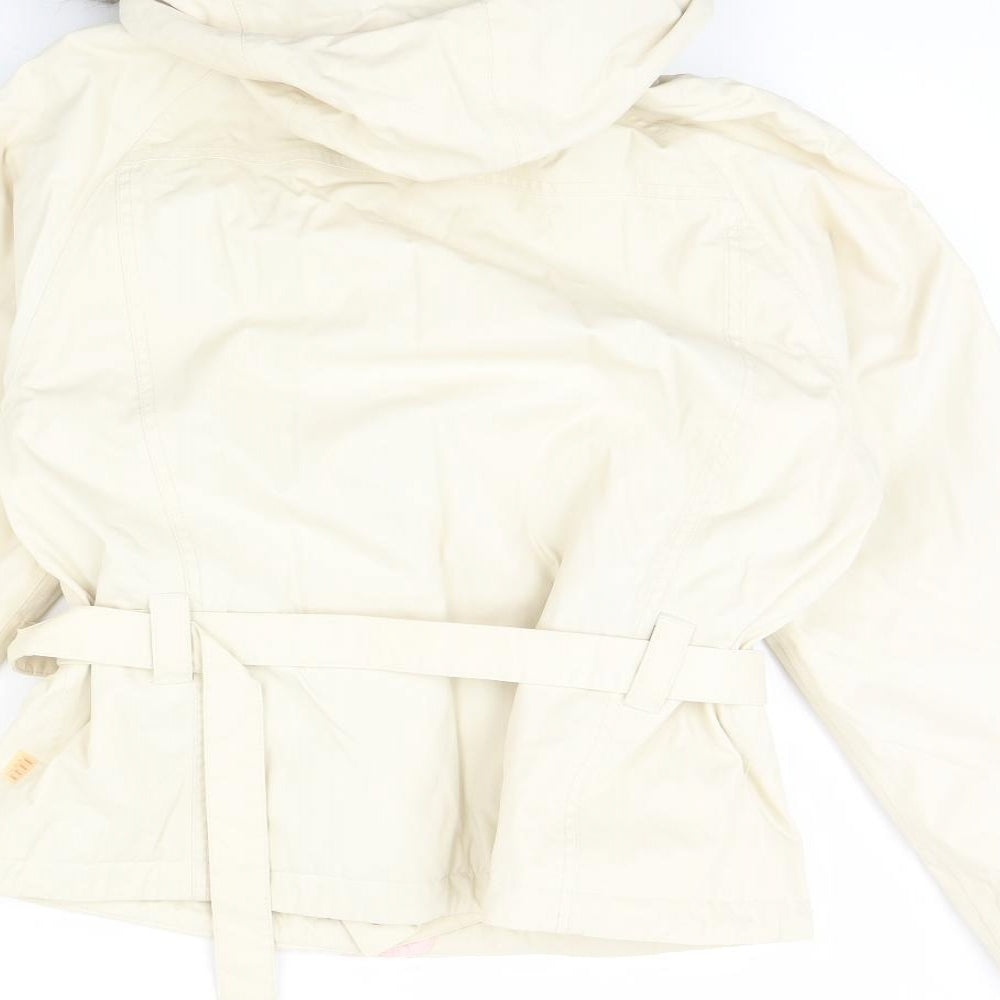 Elle Sport Womens Ivory   Rain Coat Coat Size 12