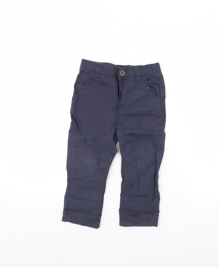 Primark Girls Blue Capri Trousers Size 2 Years