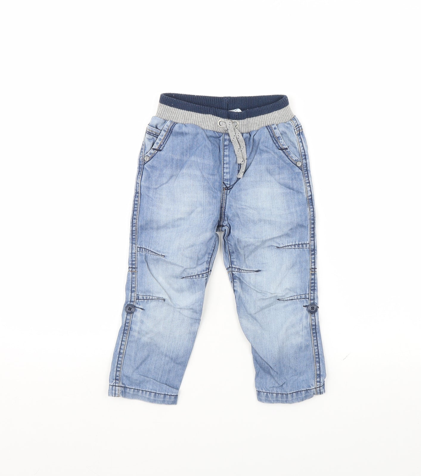 George Boys Blue  Denim Straight Jeans Size 2 Years