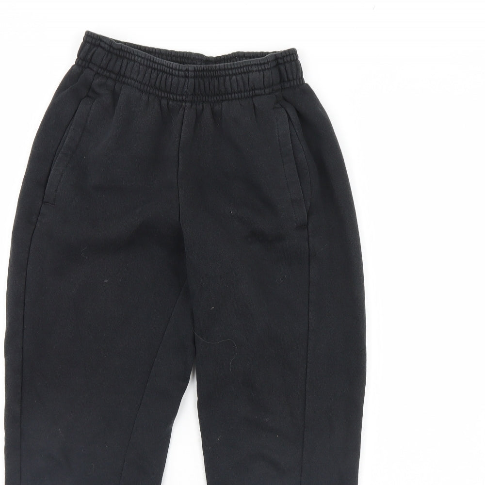 Adidas  Boys Black   Jogger Trousers Size 9 Years