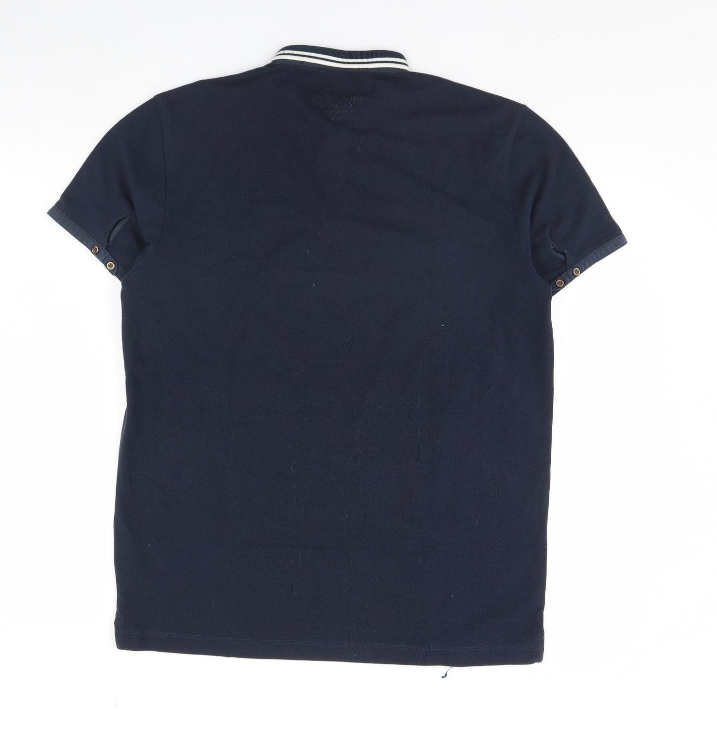 Firetrap Mens Blue    Polo Size L