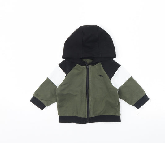 Front view of Preworn Baby Green Jacket, size 9-12, Months
