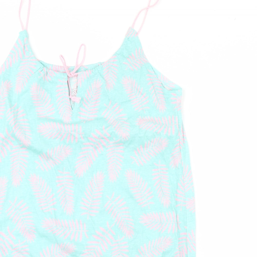 Pep & co Womens Green Floral  Cami Dress Size 12
