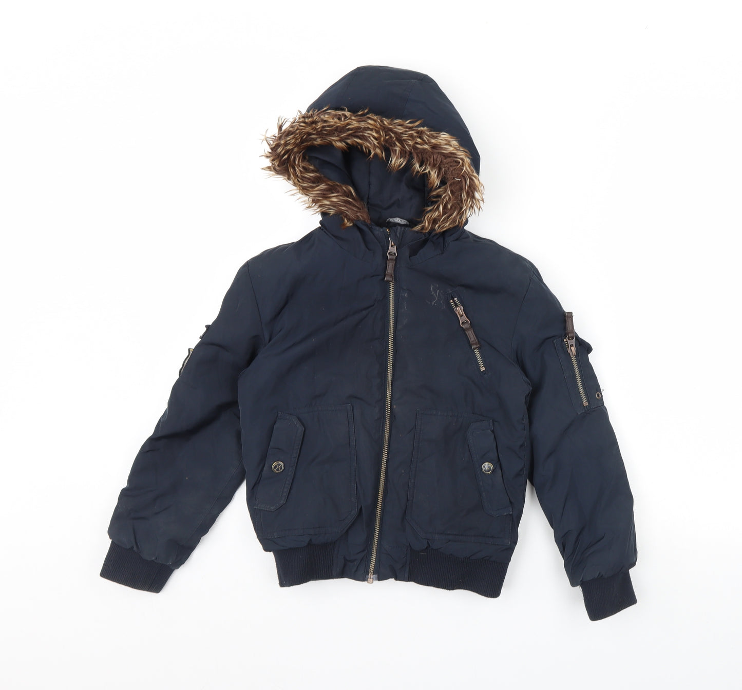 George Boys Blue   Rain Coat Coat Size 4 Years