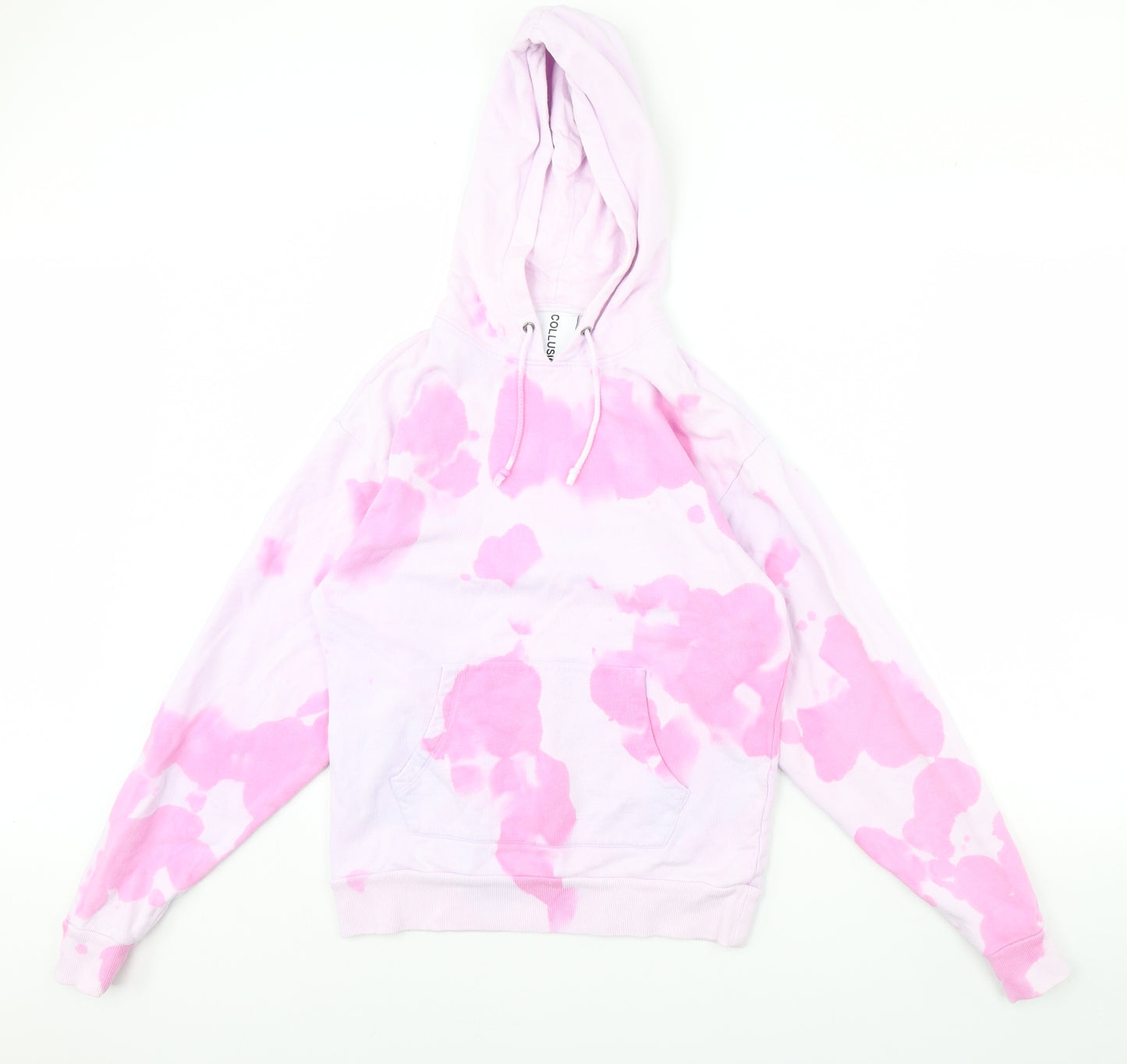 COLLUSION Womens Pink   Pullover Hoodie Size XS