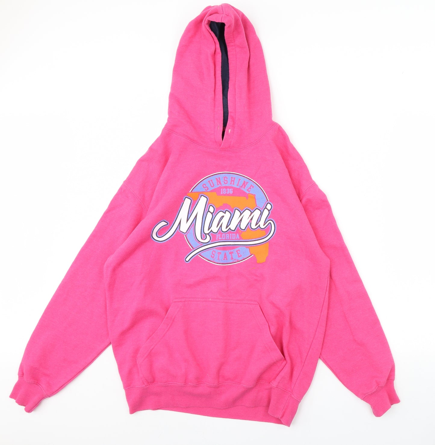 Point Sportswear Womens Pink   Pullover Hoodie Size M  - Miami