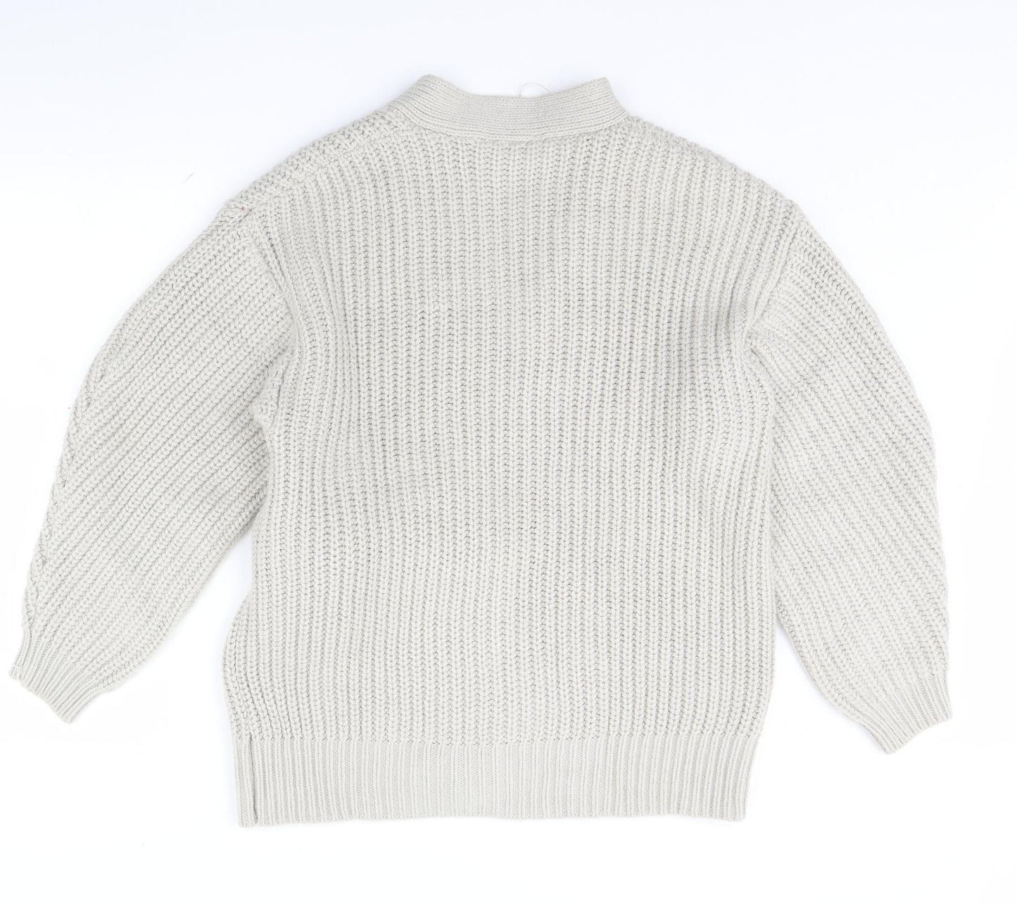 Zara Womens Beige   Cardigan Jumper Size M