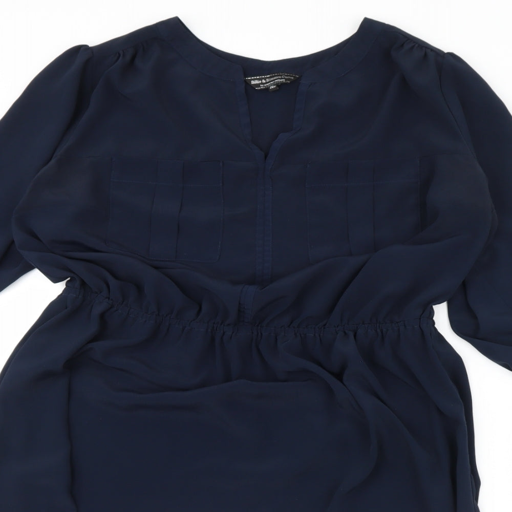 Billie & Blossom Womens Blue   Fit & Flare  Size 20