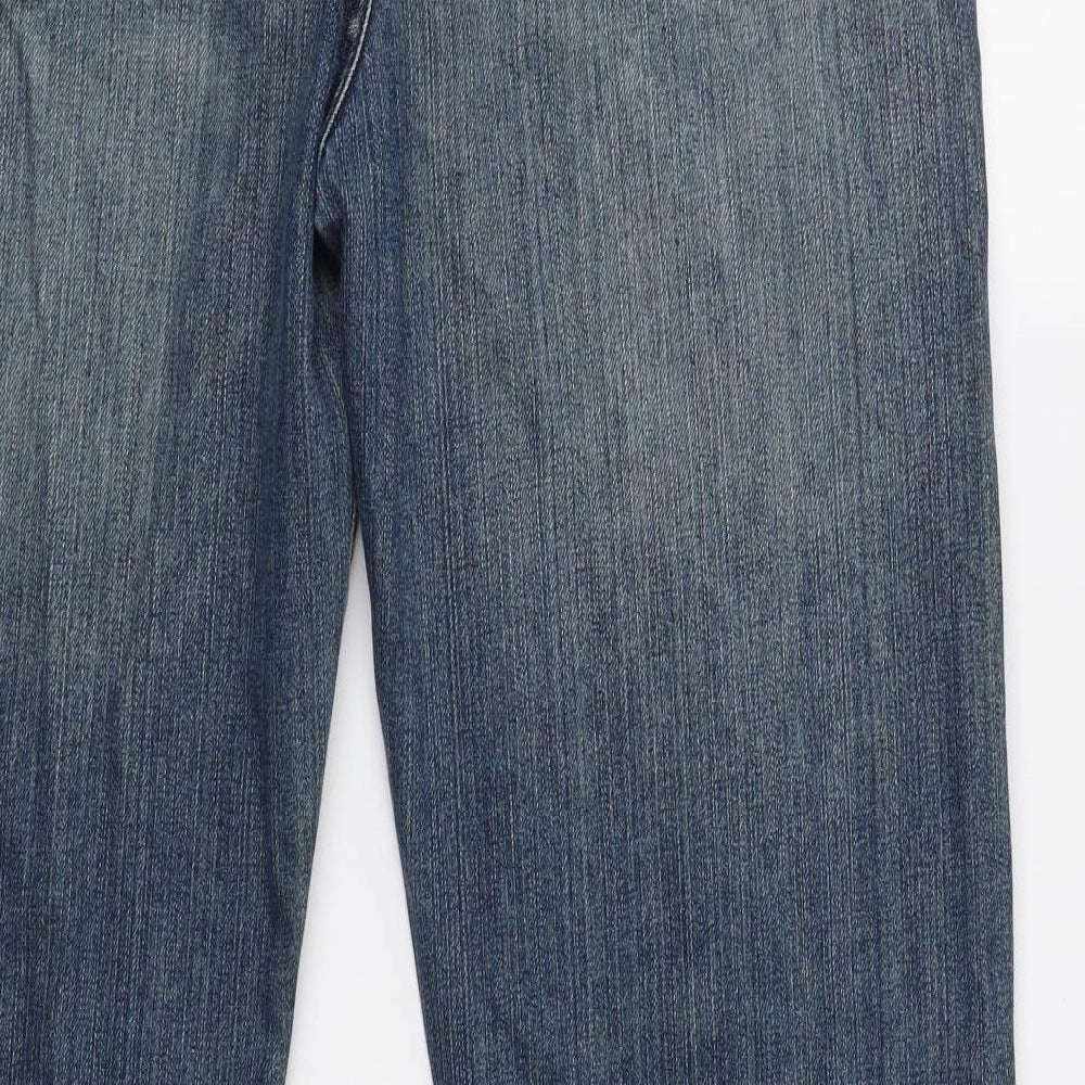 BHS Mens Blue   Bootcut Jeans Size 34 L30 in