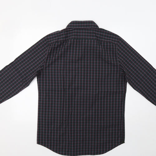 Gap Mens Purple Check   Button-Up Size M