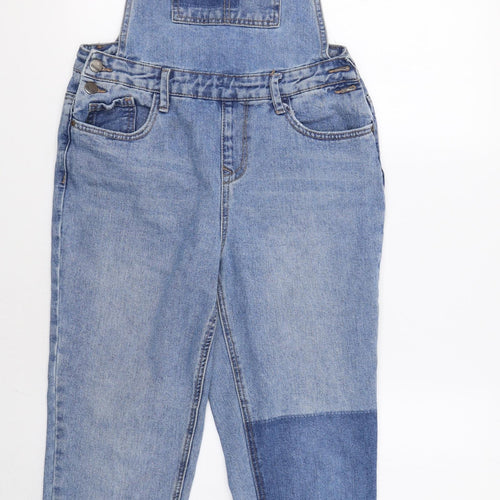 New Look Womens Blue   Dungarees Trousers Size 8 L26 in