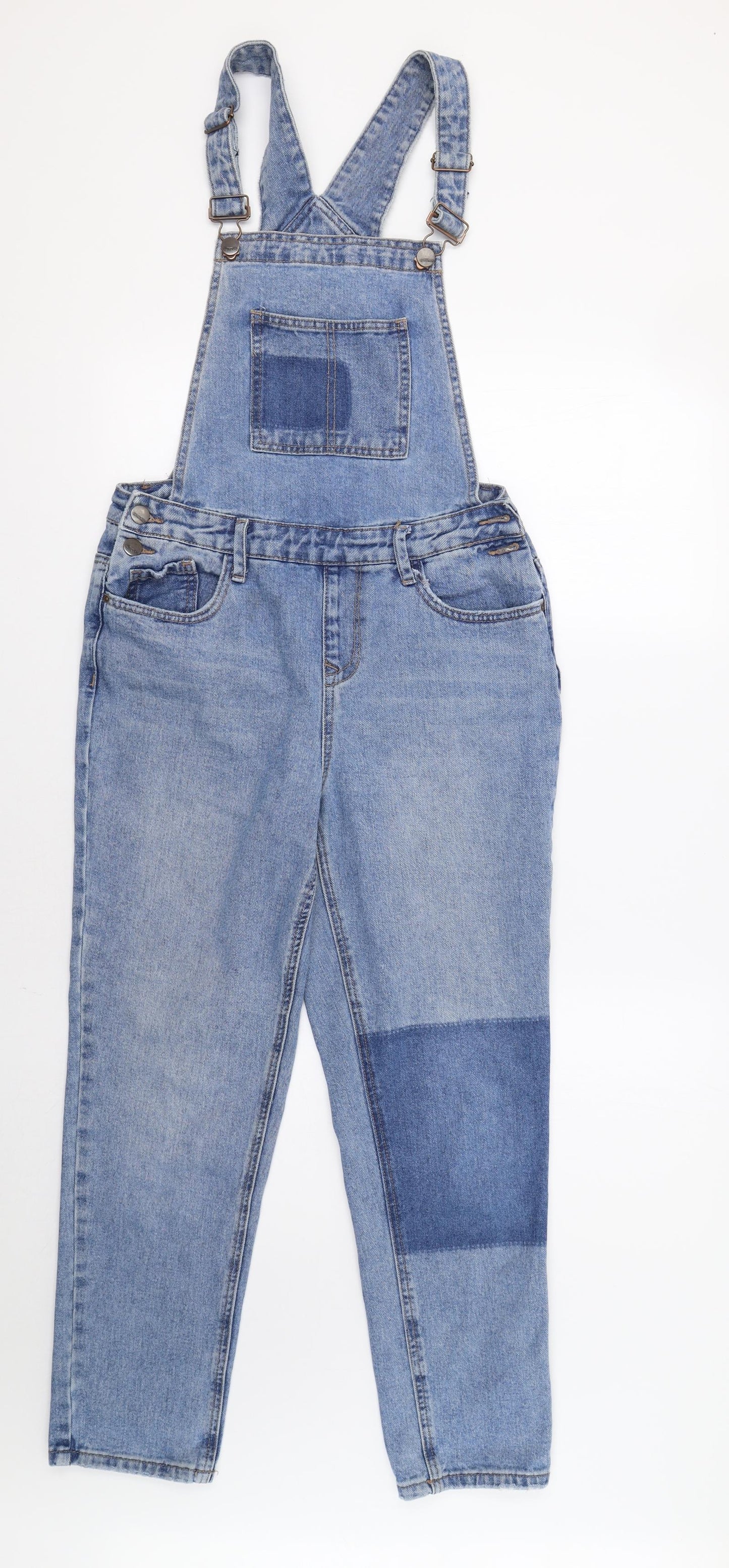 New Look Womens Blue   Dungarees Trousers Size 8 L26 in