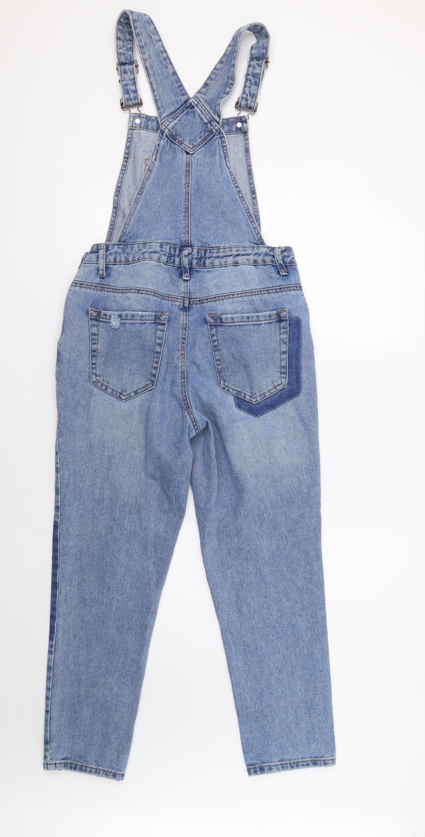 New Look Womens Blue   Dungarees Trousers Size 8 L26 in