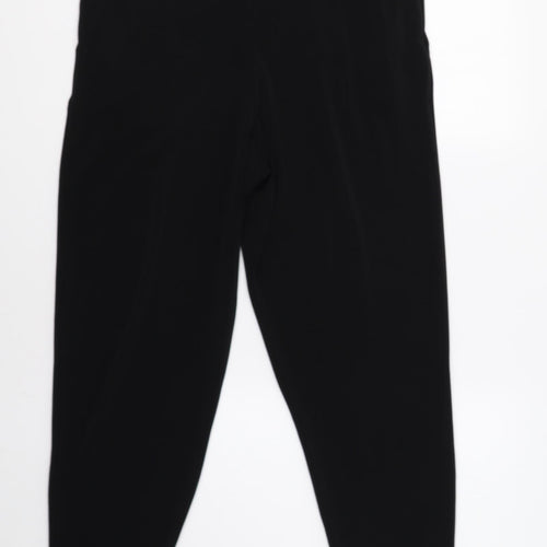Cmd Womens Black   Jogger Trousers Size 14 L27 in