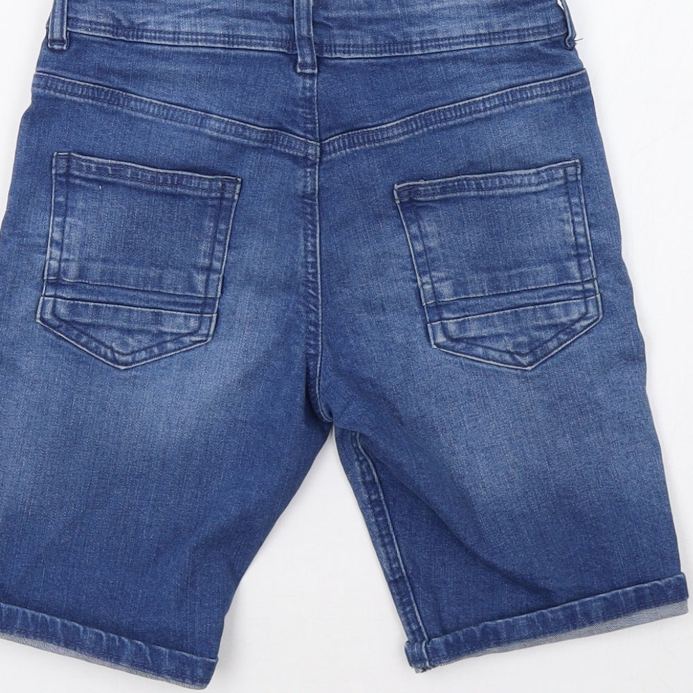 Primark Boys Blue  Denim Chino Shorts Size 9-10 Years