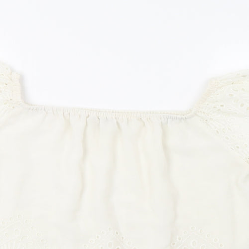 Miss Selfridge Womens White   Basic Blouse Size 10