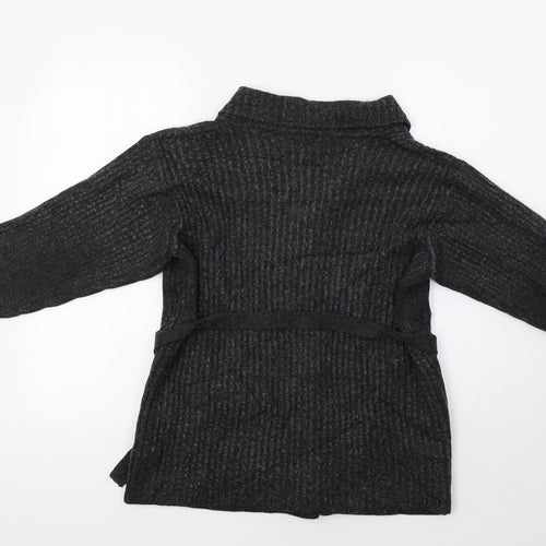 M&S Womens Grey   Cardigan Jumper Size 8