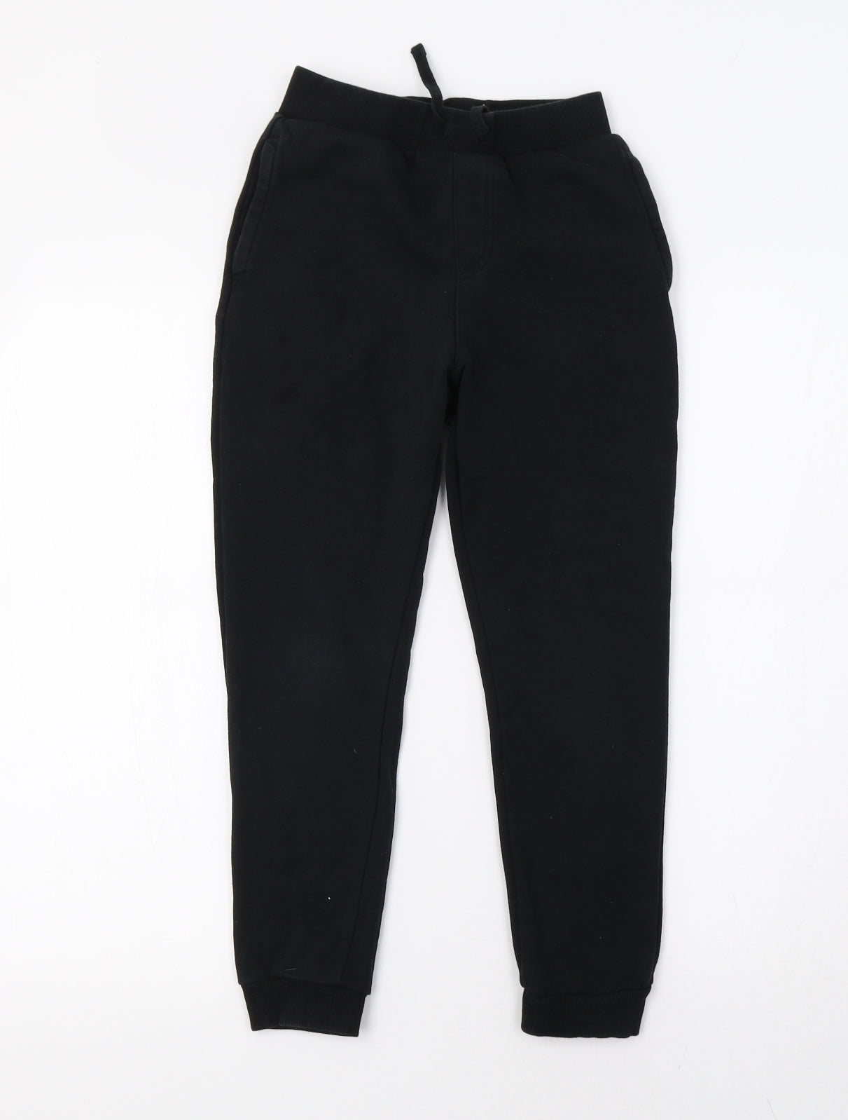George Boys Black   Jogger Trousers Size 9 Years