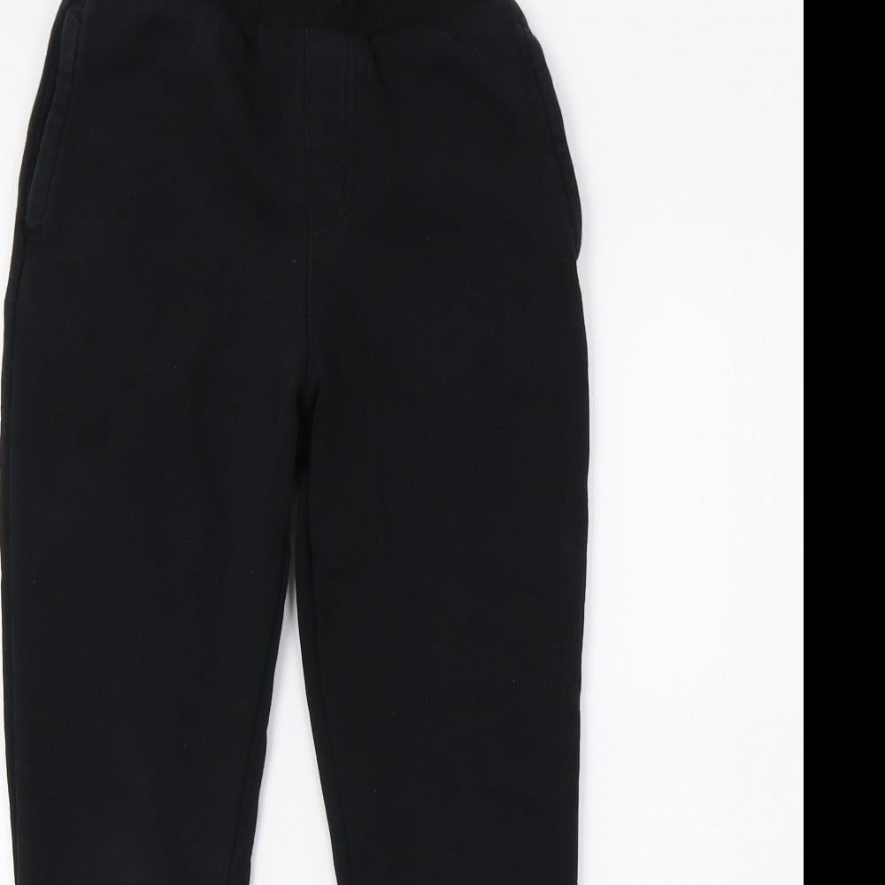 George Boys Black   Jogger Trousers Size 9 Years