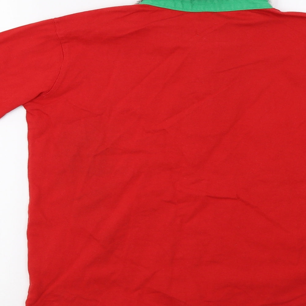 Urban Outlaws Boys Red   Basic Polo Size 11-12 Years  - Wales