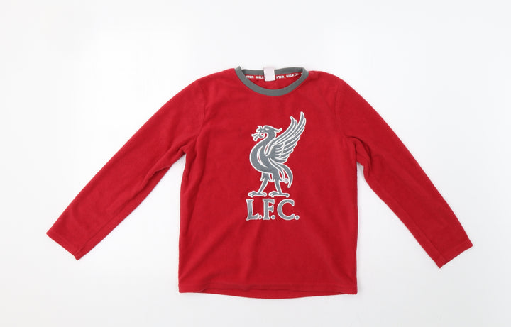 L.F.C. Boys Red Pyjama Top Size 9-10 Years - Liverpool