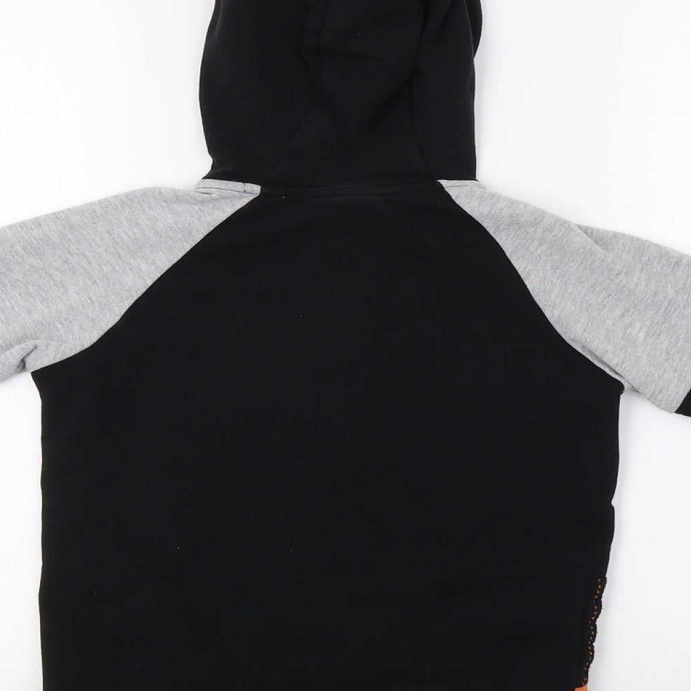 NERF Boys Black   Full Zip Hoodie Size 7-8 Years