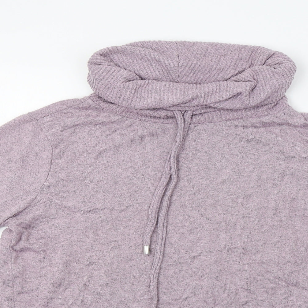 George Womens Purple   Pullover Sweatshirt Size 10