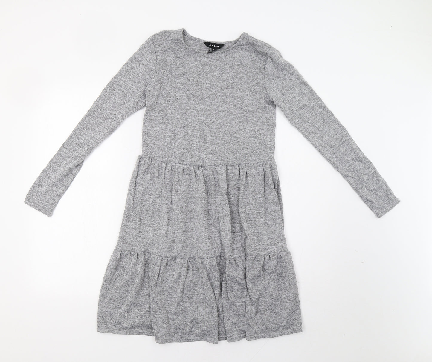 New Look Womens Grey   Jumper Dress  Size 6