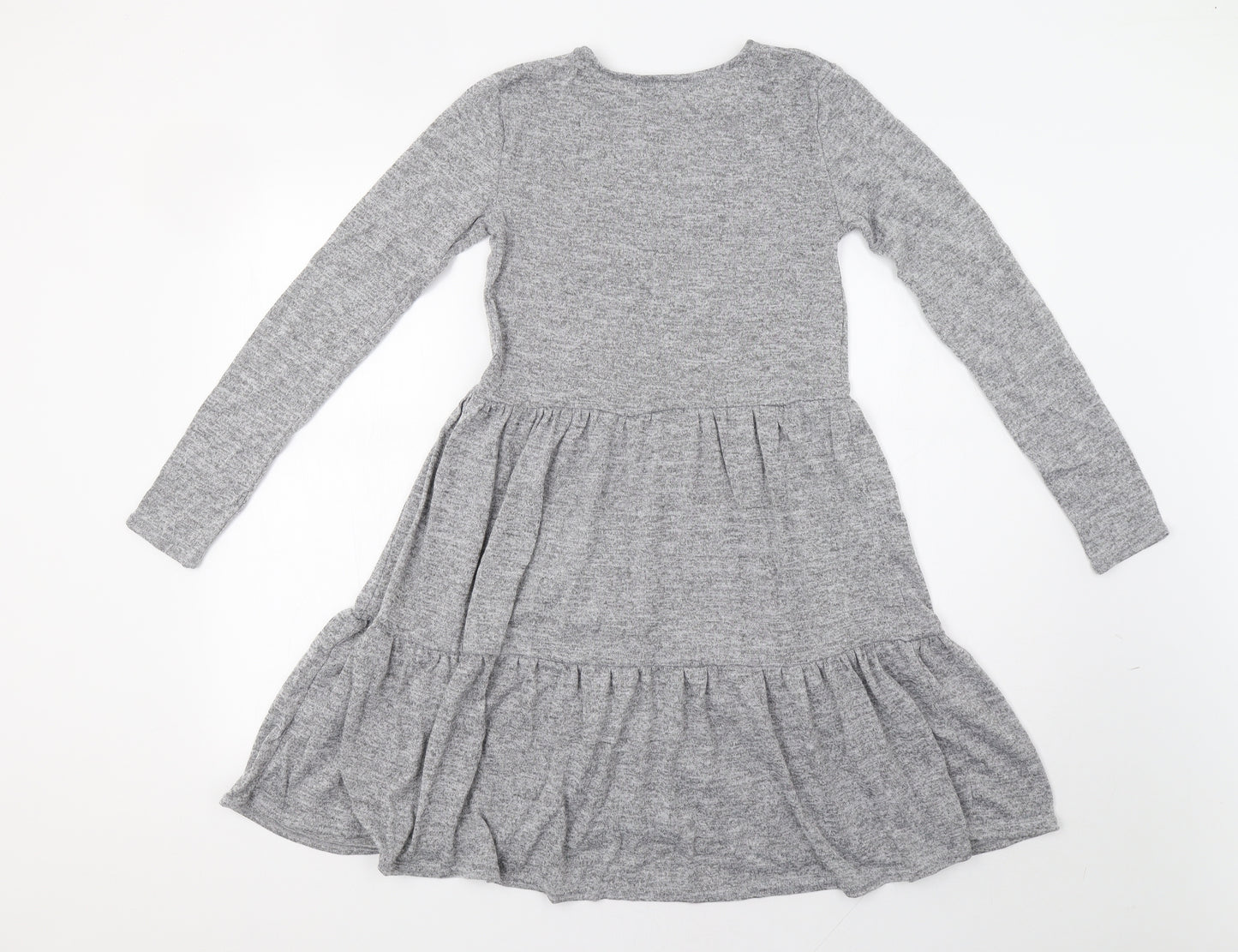 New Look Womens Grey   Jumper Dress  Size 6