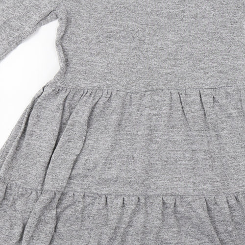New Look Womens Grey   Jumper Dress  Size 6