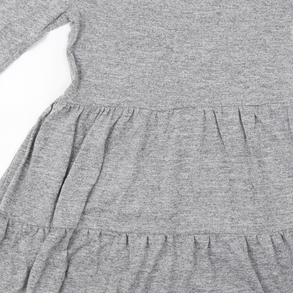 New Look Womens Grey   Jumper Dress  Size 6