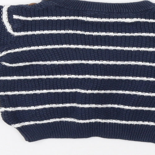 F&F Baby Blue Striped  Pullover Jumper Size 3-6 Months
