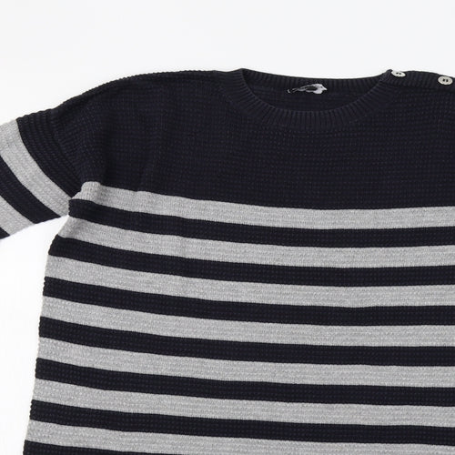 Warehouse Womens Blue Striped  Jumper Dress  Size 12