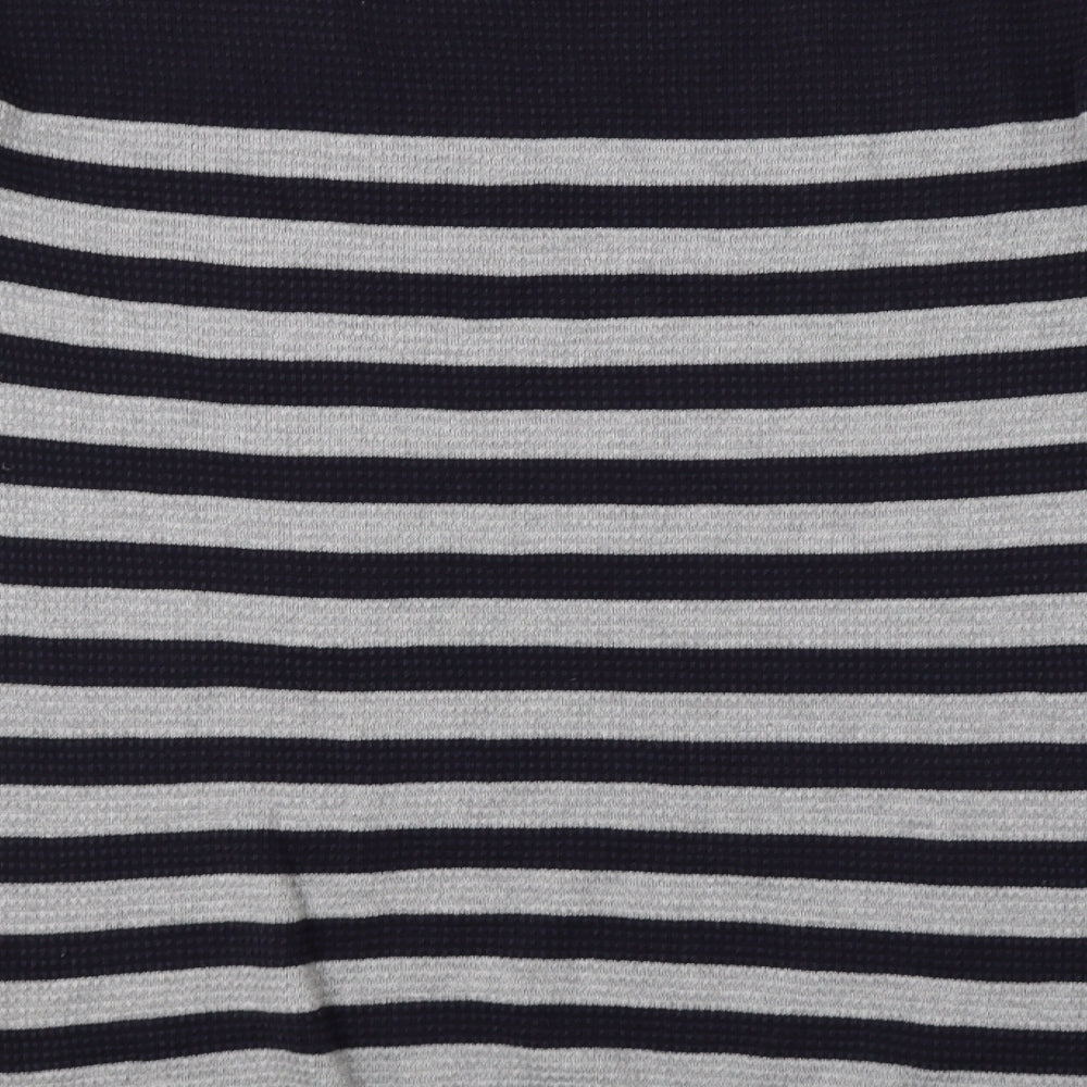 Warehouse Womens Blue Striped  Jumper Dress  Size 12