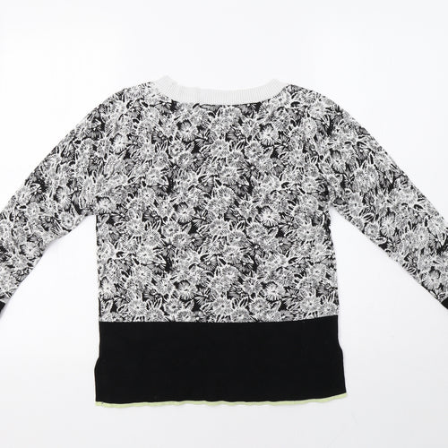 Nex Womens  Floral  Pullover Jumper Size 8