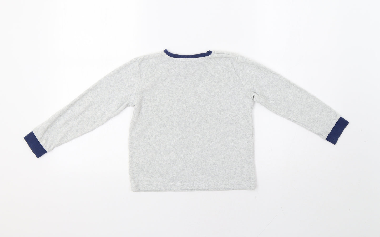 Preworn Boys Grey   Pullover T-Shirt Size 4-5 Years  - Crocodile