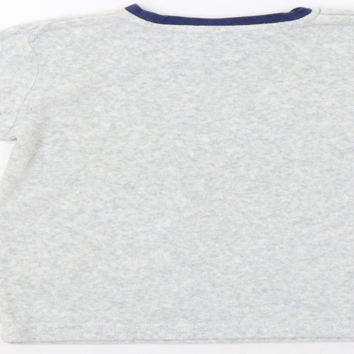 Preworn Boys Grey   Pullover T-Shirt Size 4-5 Years  - Crocodile