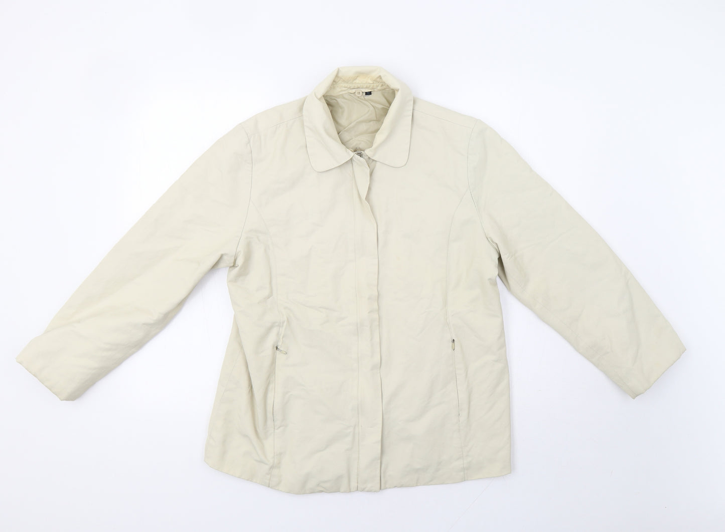 NuAge Womens Beige   Jacket  Size 12
