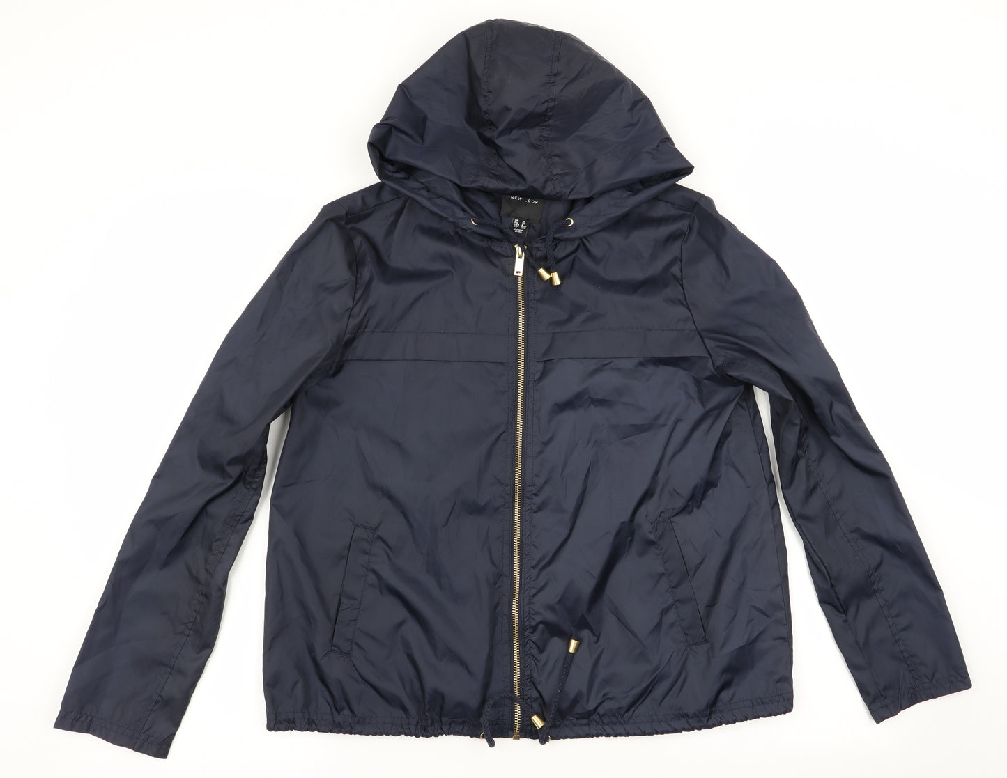 New Look Womens Blue   Rain Coat Coat Size 10