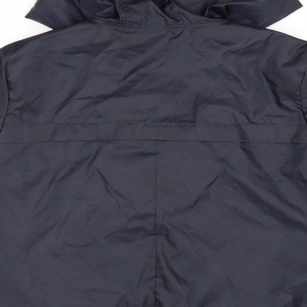 New Look Womens Blue   Rain Coat Coat Size 10
