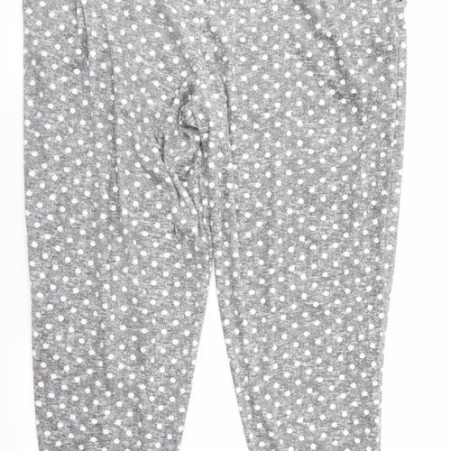 Jane & Bleecker Womens Grey Polka Dot   Pyjama Pants Size XL