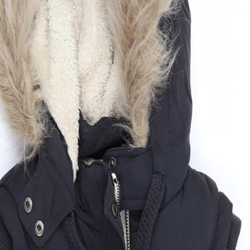 Hudson & Rose Womens Black   Gilet Waistcoat Size 18  - heavyweight