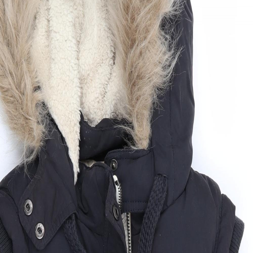 Hudson & Rose Womens Black   Gilet Waistcoat Size 18  - heavyweight