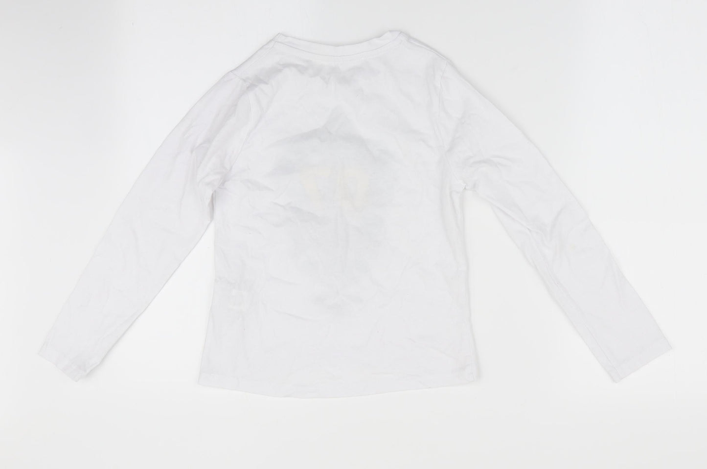 Harry Potter Girls White   Basic Casual Size 8-9 Years  - H Potter 07 Seeker
